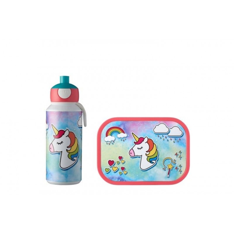Mepal Lunch Set Campus İçecek Şişeli Beslenme Seti (Pop-Up İçecek Şişesi Ve Yemek Kutusu )