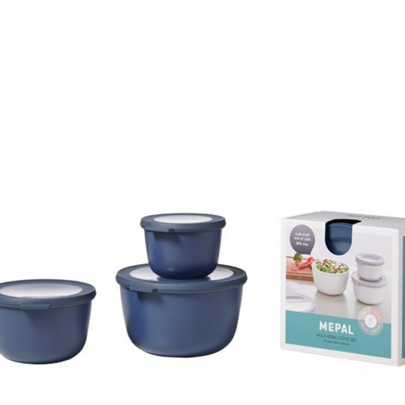 Mepal Set Cirqula Round 3 Parça Saklama Kabı