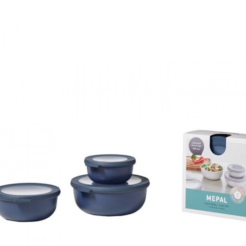 Mepal Set Cirqula Round 3 Parça Saklama Kabı